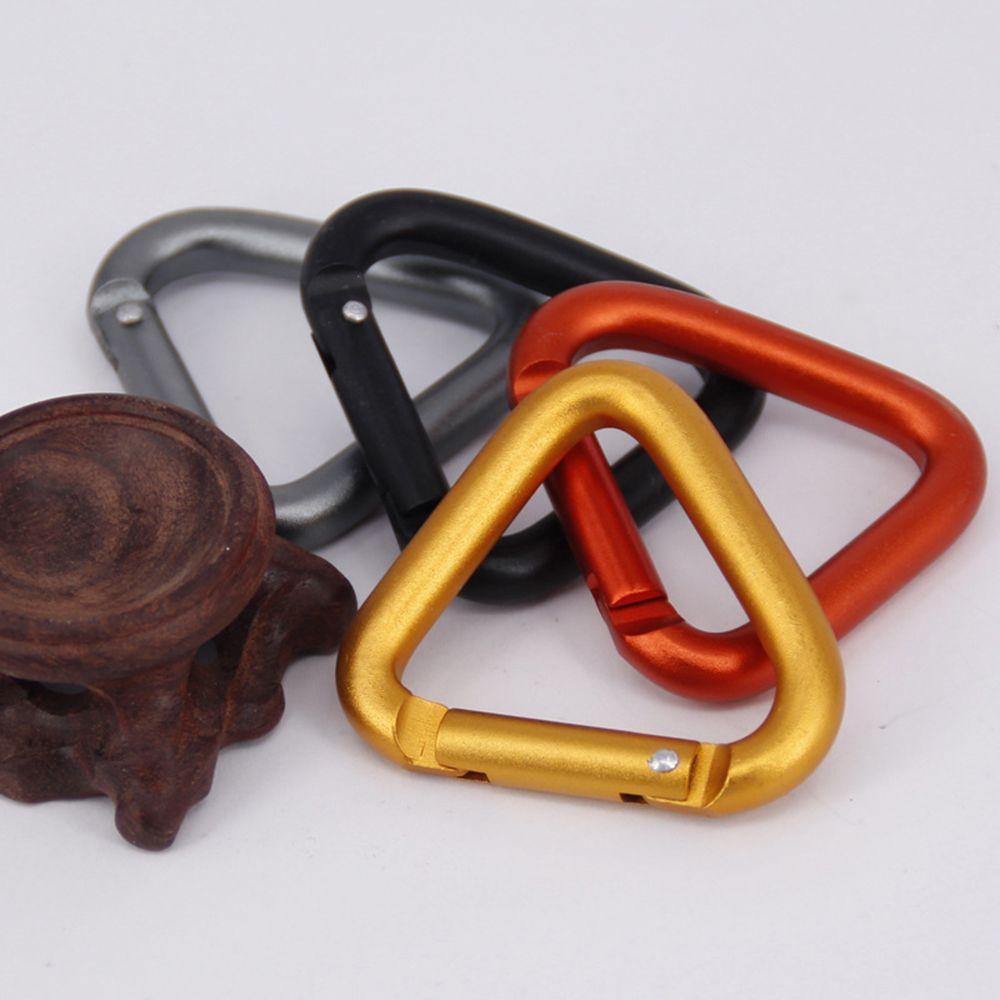 Hiking Kettle Clip Triangle Metal Accessories Aluminum Zinc Zinc Alloy Carabiner Keychain Hook Buckle