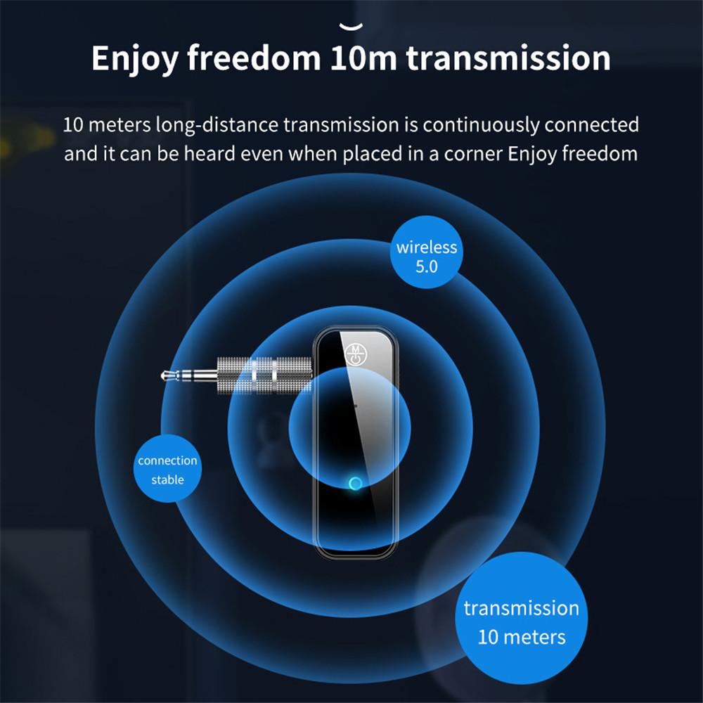 2 в 1 Bluetooth передатчик приемник беспроводной аудио 3,5 мм Aux адаптер стерео Ack для автомобильной музыки аудио Aux приемник громкой связи
