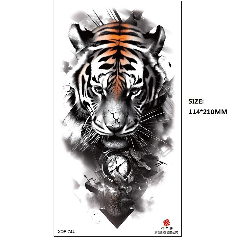 Набор наклеек для татуировки «Бабочка Роза Цветок» из серии «Эмми Блэк» на водную бумагу