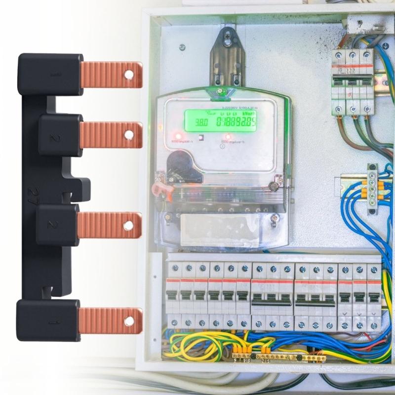 Автоматический выключатель Шина Распределительный блок Питания Соединители Медная Шина Соединение Выключатель Соединительные клеммы Долговечный