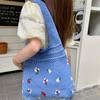 Vintage Knit Bag Large Capacity Tote Bag Woven Bag Handbag for Women