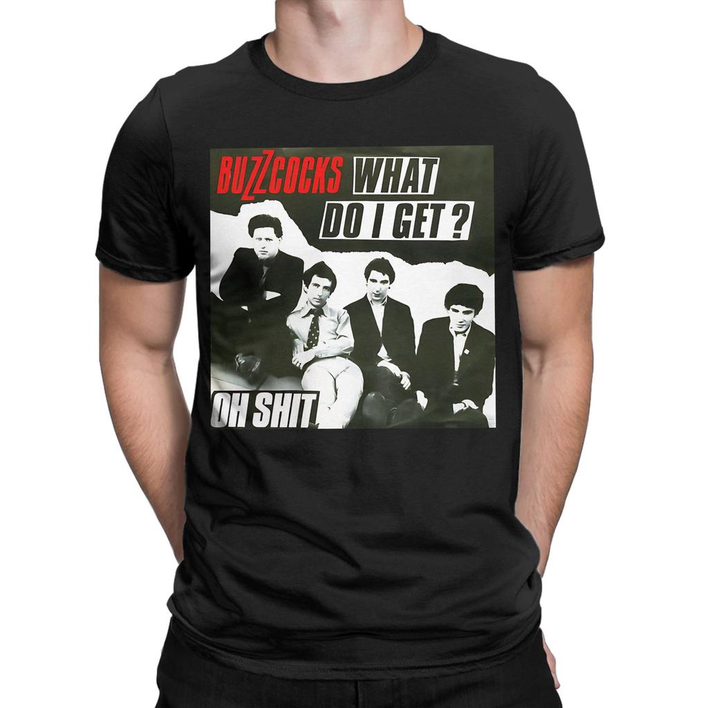 Oh Shit Punk What Do I Get Graphic 100 Cotton Tshirt Buzzcocks Tees Tops For Unisex