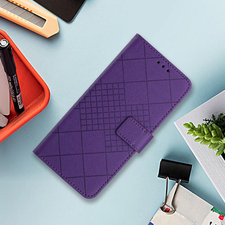 Cheaper Price for vivo V60 Lite 5G Grid Texture Leather Phone Case