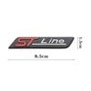New Metal Red Blue ST line Sticker Car Head Emblem Badge Chrome Sticker for FIESTA FOCUS MONDEO Auto Car Styling