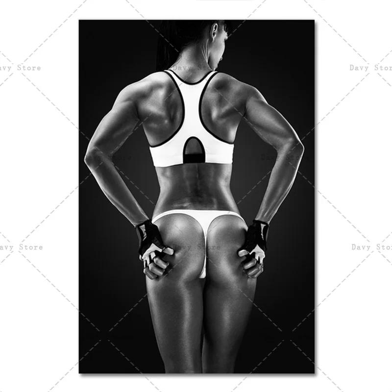 Сексуальная фитнес-красота, похудение, вдохновляющий принт для упражнений, холст, постер для украшения гостиной, домашняя настенная картина