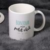 Mug - CADEAU MAESTRO - Petit Chat - Bleu - Porcelaine - Adulte