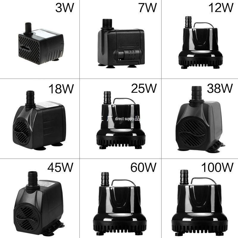 Мини-тихий погружной насос для аквариума с золотыми рыбками, для каменистого водопада, фонтана и циркуляционного фильтра.