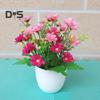 Искусственный цветок в горшке Декор для вечеринки Пластиковый DIY Искусственный цветок в горшке