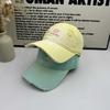 Cute cat spring and summer new ripped baseball cap couple versatile retro ripped cap street trendy brand