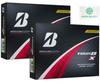 Мячи для гольфа Bridgestone TOUR BX Pearl White 2 дюжины (24 мяча) Модель 2024 года, в комплект входит оригинальная карманная салфетка