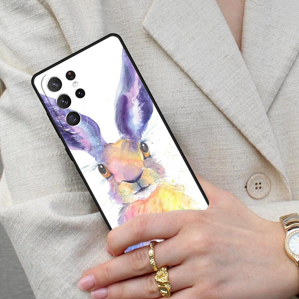 Чехол для телефона с кроликами для Samsung Galaxy S26 Ultra S25 S24 S23 S22 S21 S20 Note10