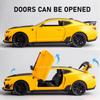 Scale 1:24 Camaro Lykan Sports Car Model Toy Diecast Metal Music Light Pull Back Miniature Supercar Models Good Gift for Friends