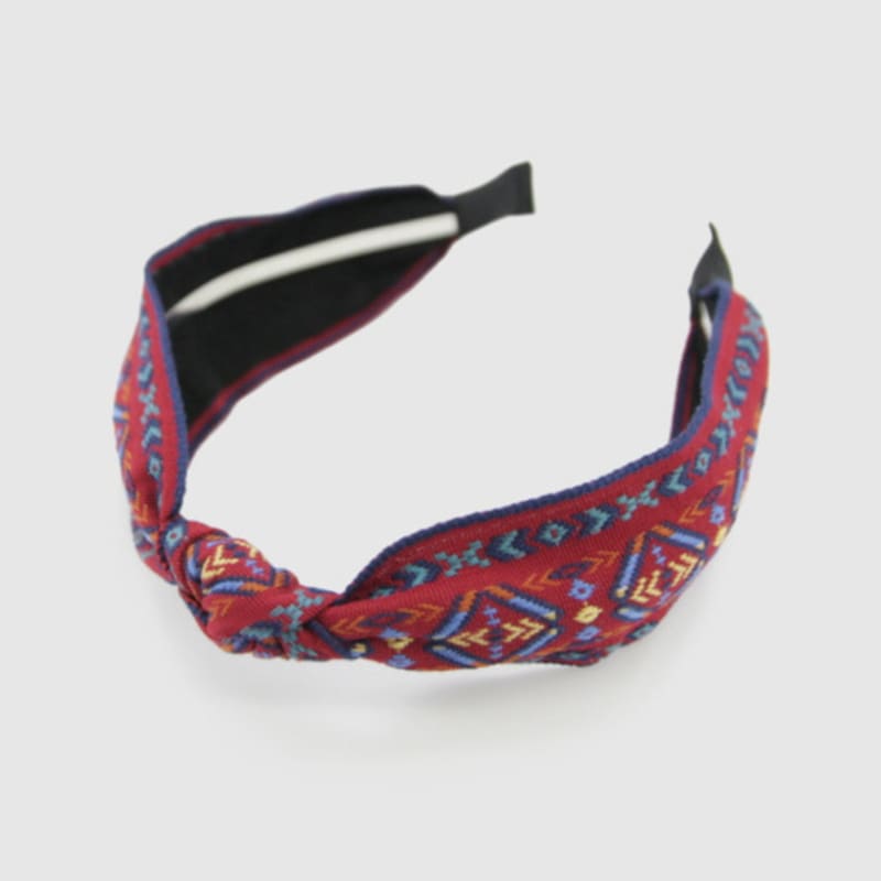 LALA Богемная импортная повязка для волос - Винный