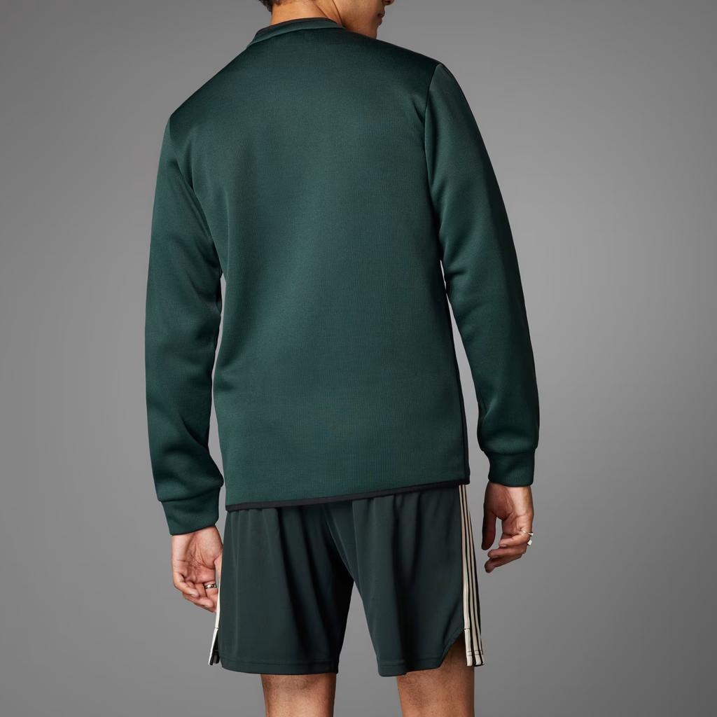 Adidas Originals FC Bayern X Originals Логотип Вышитый Дизайн Однобортный Модный Круглый Вырез Длинный Рукав Куртка Мужские Куртки Зеленый IZ0088