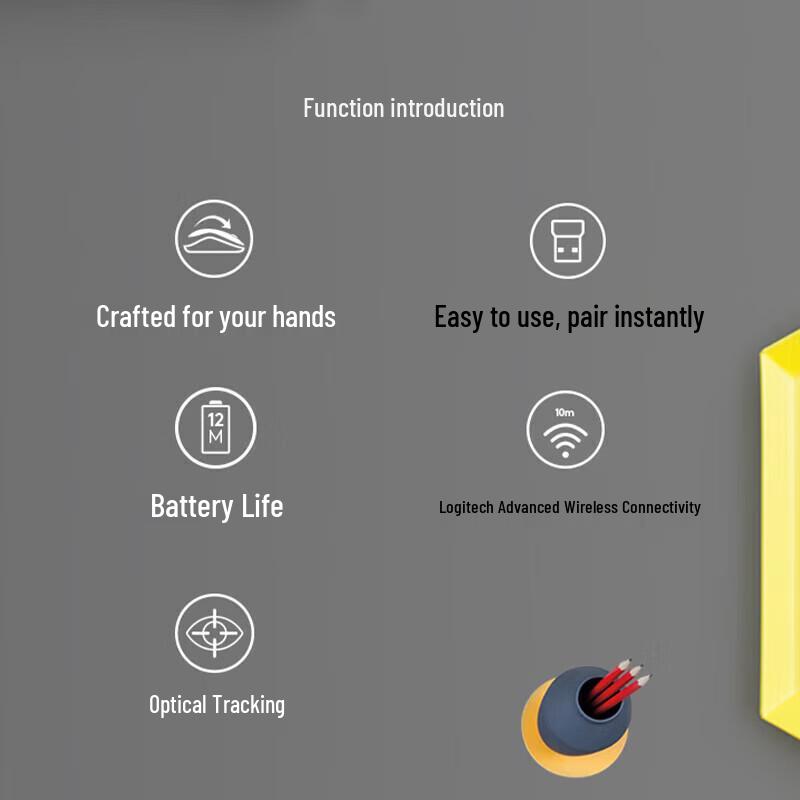 Logitech M186 Wireless Office Mouse