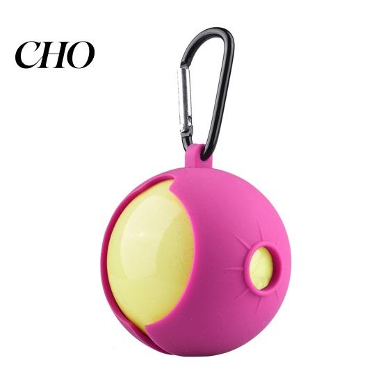 Golf Bag Hanging Ball Holder Silicone Cover with Carabiner, Portable Standard Holder, Scratch-resistant Carrier Protective Sleeve, Accessories,