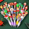 20 шт. шариковых ручек с выдвижным механизмом 0,7 мм, забавные ручки для мультфильмов, детские ручки для письма в черном, красном, синем и зеленом цветах