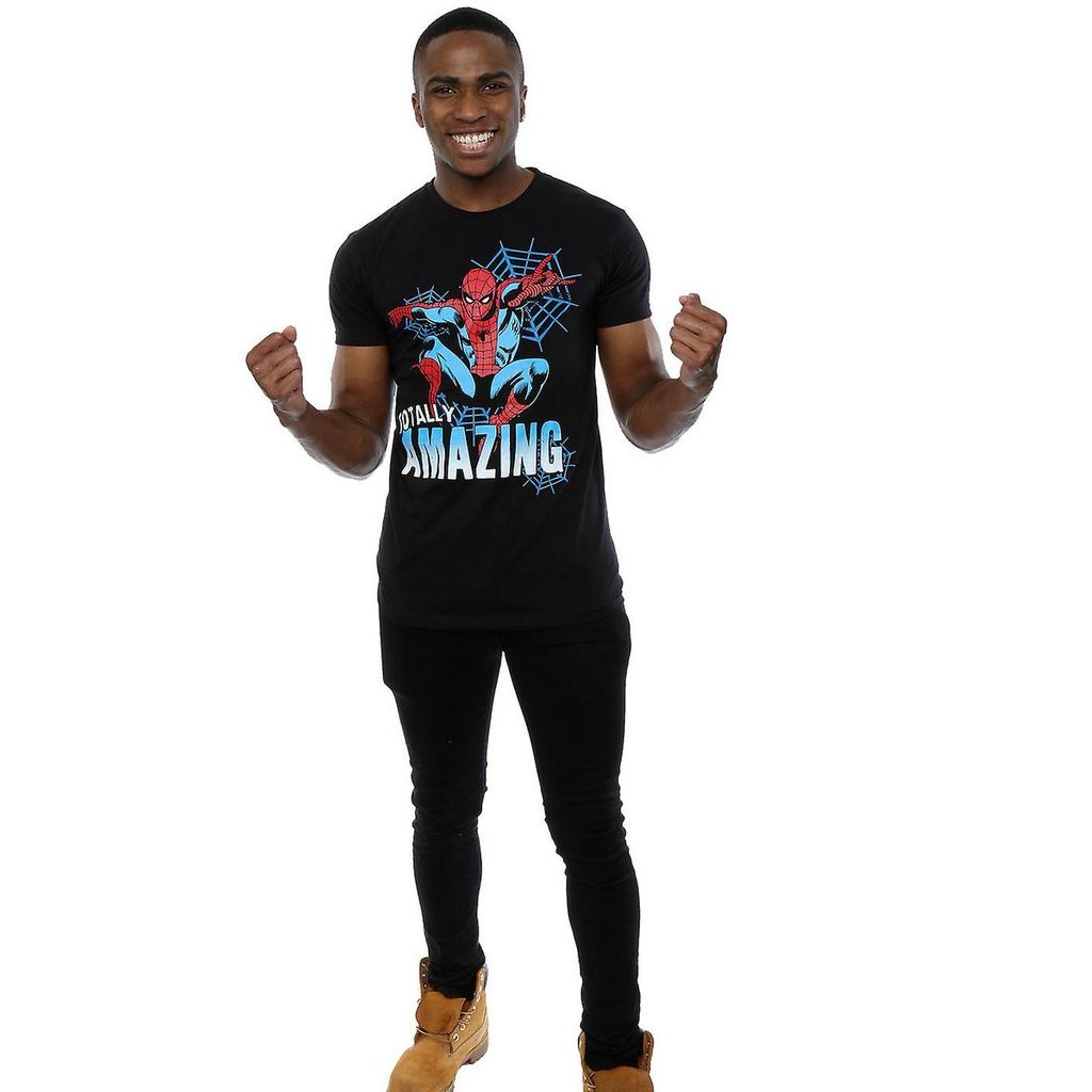 Spider-Man Mens Totally Amazing Cotton T-Shirt