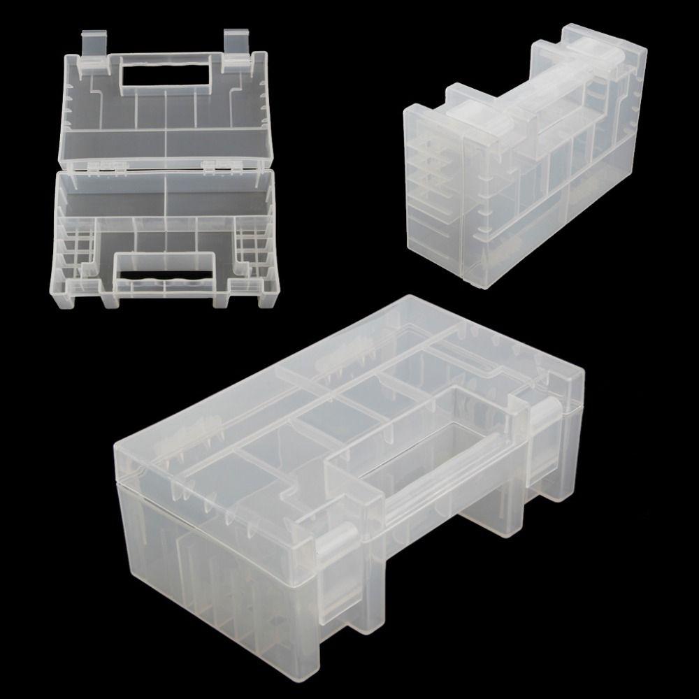 Hard Compartment Anti Impact for AA AAA Battery Holder Organizer Container Storage Box Battery Case