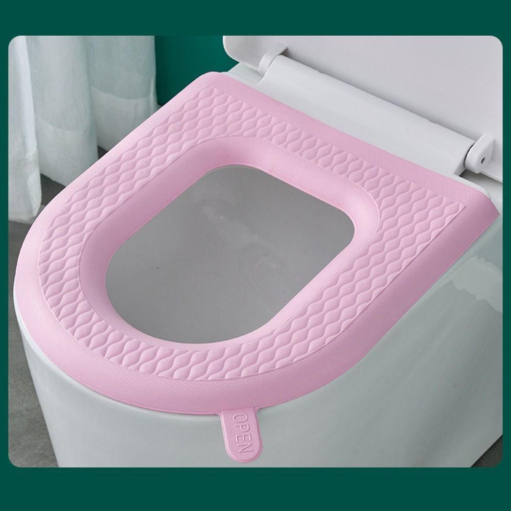 Household Silicone Reusable Toilet Cover Bathroom Accessories Toilet Seat Cushion Toilet Seat Pad