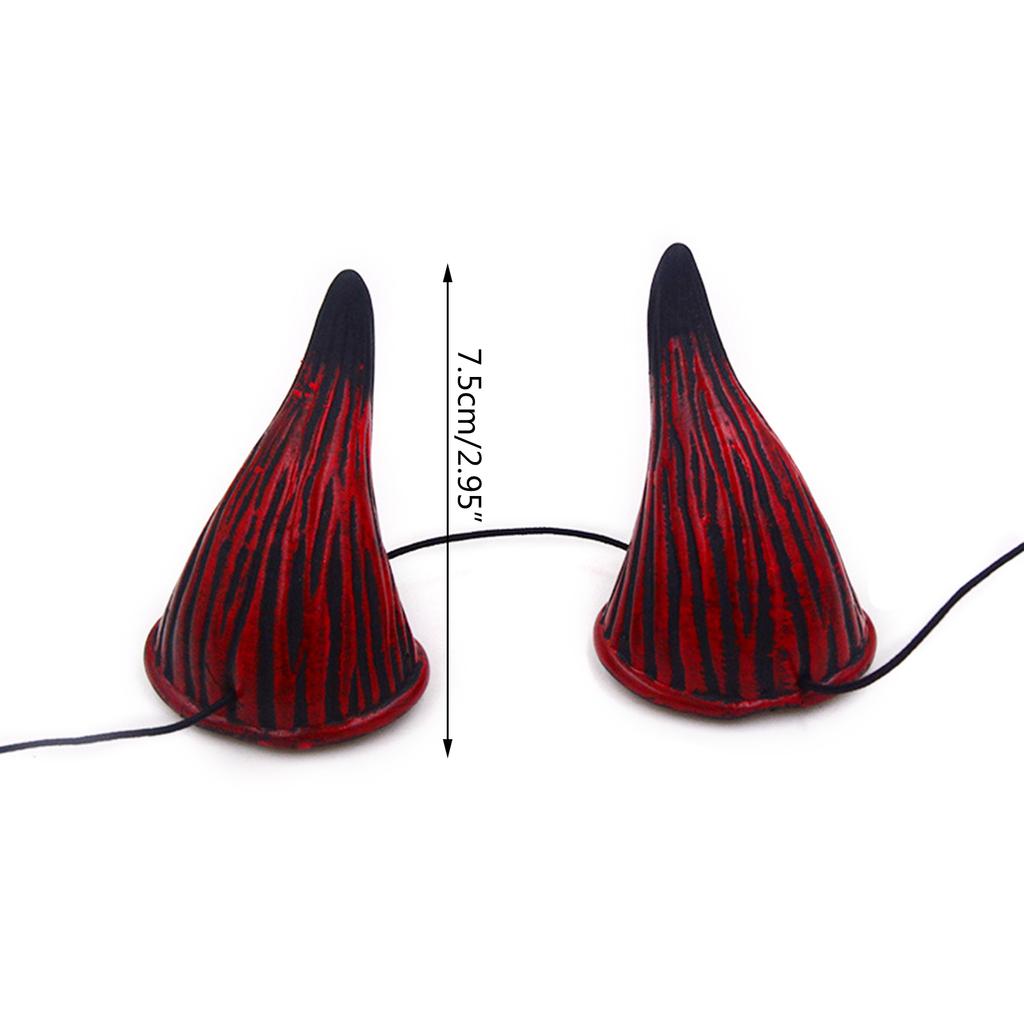 Party Hairhoop Devil Horn Hairband Animation Costume Party Props Headdress Theme Party Headband Accessories