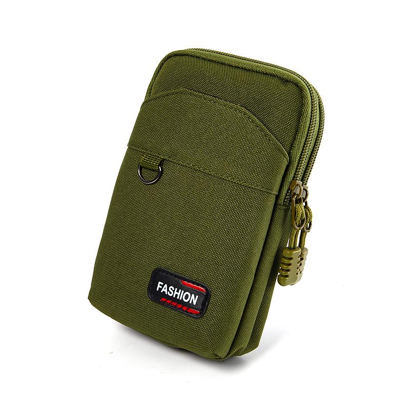 Двухслойная сумка EDC Molle для улицы, военная поясная сумка-бананка для мужчин, сумка-подсумок для телефона