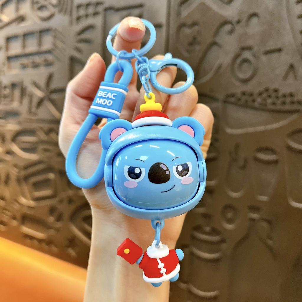 Брелок для ключей с изображением мультяшного лица, подвеска для школьного портфеля, креативная кукла, брелок для ключей, детская игрушка