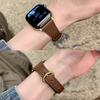 Пряжка-подкова Маленькая талия Кожаная Для Apple Watch Iwatch10 Представительная С Apple Watch987Se
