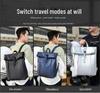 Unisex Korean-Style Splash-Proof Backpack for Students - Large Capacity, Solid Color, Outdoor Use
