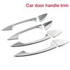 For Mercedes Benz GLK/GL/ML/C Class W204 X204 ABS Chrome Car Door Handle Trim Door Bowl Decoration Car Styling Car Accessories