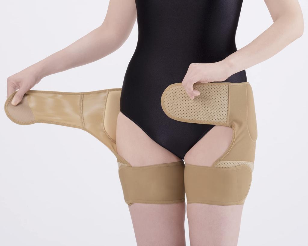Пояс для бедра Selvan, оба под наблюдением преподавателя ортопедической клиники Бежевый (для ног) М~Л
