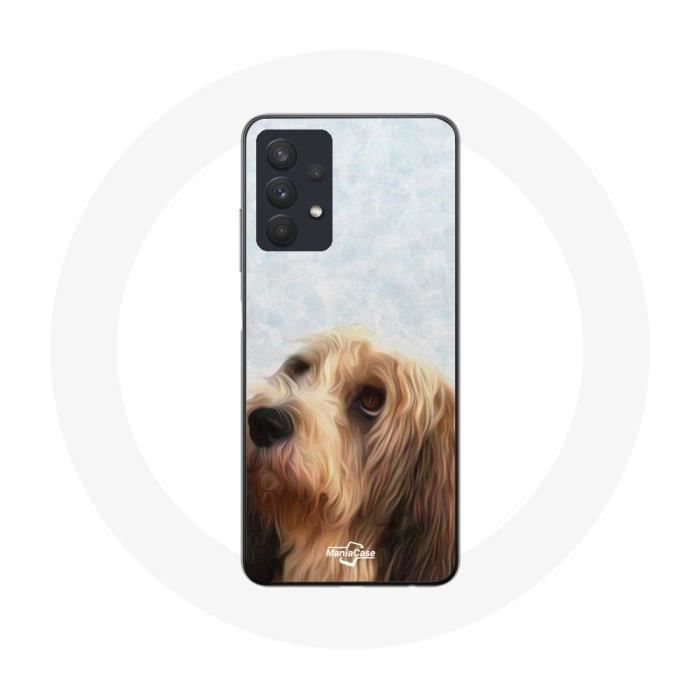 Coque - MANIACASE - Samsung Galaxy A32 5G - Petit basset griffon vendéen - Souple - Mixte