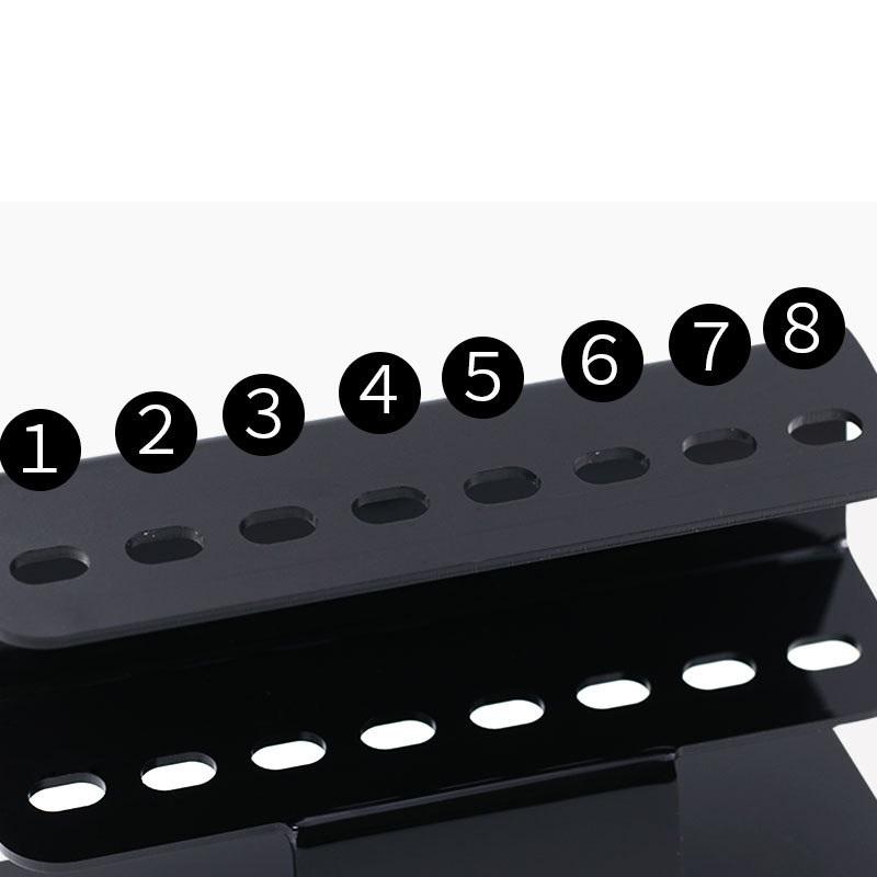 Подставка для хранения пинцетов для ресниц с 8 отверстиями, удобная подставка для пинцетов, полка для наращивания ресниц, инструмент для татуажа, акрил