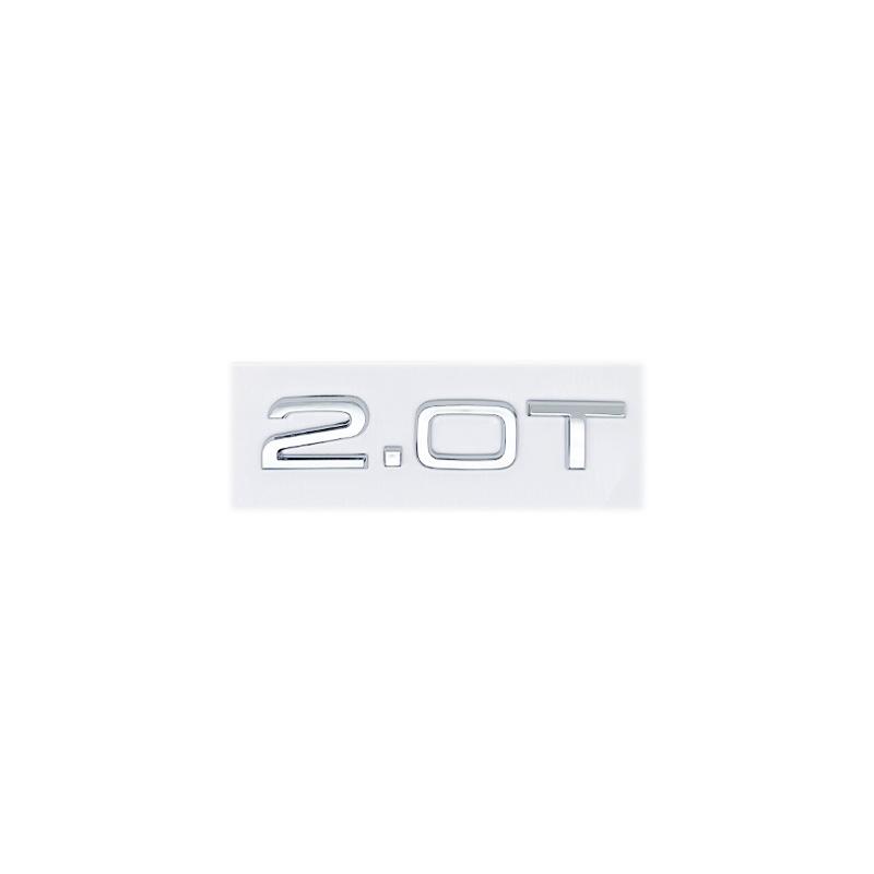 2026 3D ABS 2.0T/3.0T Displacement Badge Emblem - Letters Logo Sticker for 4YTFG A1/A3/A4/A5/A6/A7/A8/Q2/Q3/Q5/Q7 Trunk