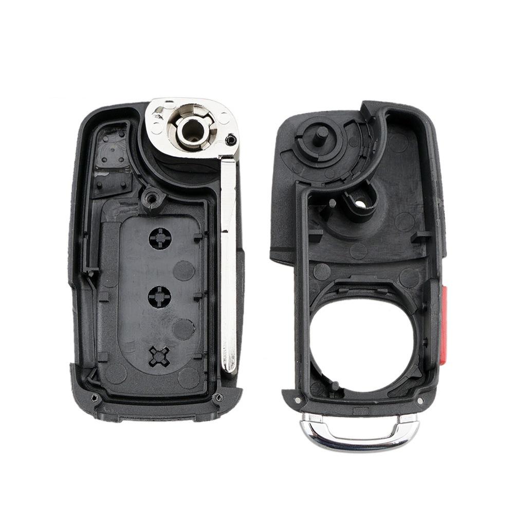 Shell Key Remote Control Volkswagen Seat Skoda 3 Buttons Golf, Passat Touran Polot Tiguan