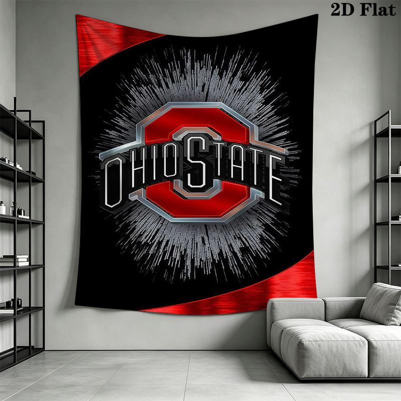 Ohio State University Logo Bedding 1 Duvet Cover 2 Pillowcase Without Core Christmas Birthday Gift Duvet Cover And Pillowcase Bedding Set