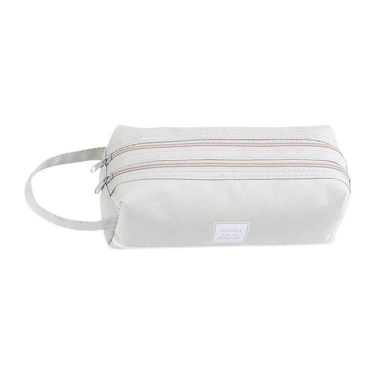 Холщовый пенал большой емкости для детей, студентов, канцелярские принадлежности, сумка для ручек, школьные принадлежности