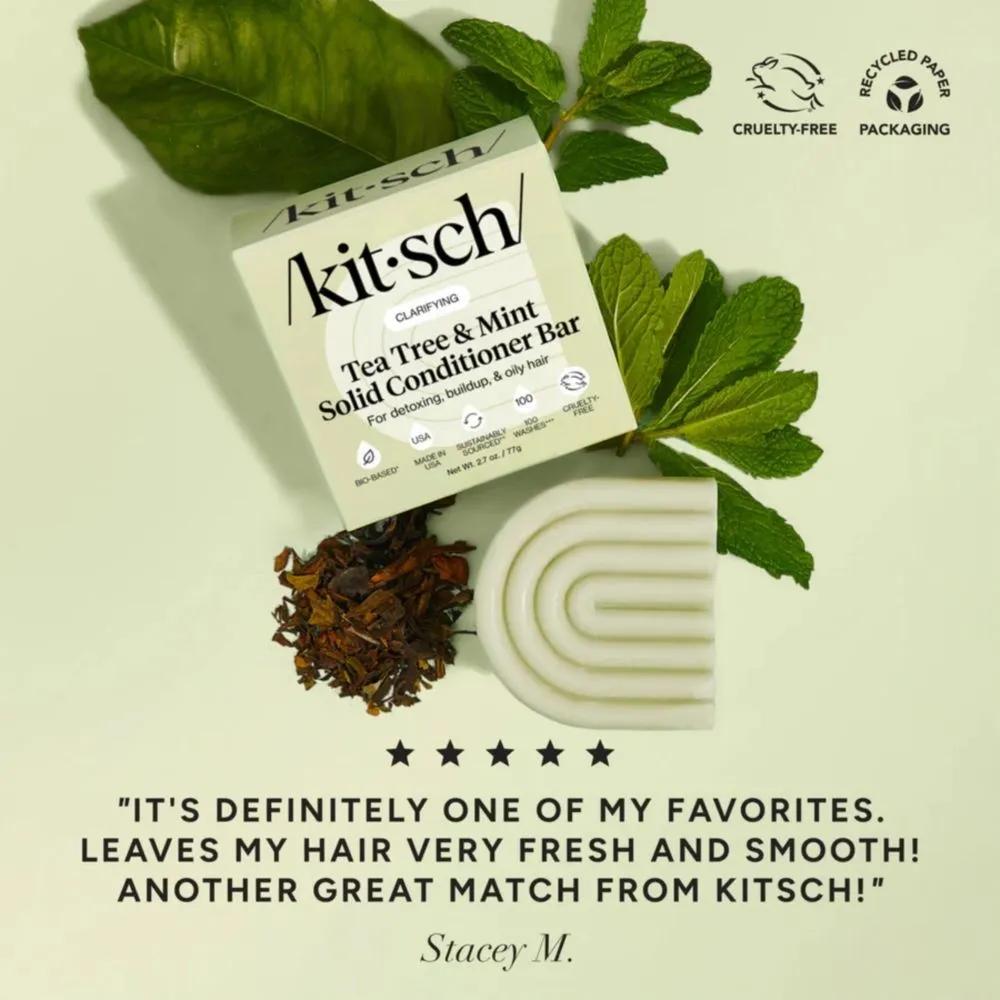 KITSCH TEA TREE MINT Shampoo & Conditioner Bar SET Kitsch