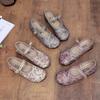 Spring and Autumn Women's Soft-soled Cloth Shoes Retro Hanfu Chinese Style Flat Shoes Temperament Mother Breathable Single Shoes