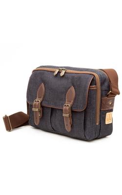 Создать Мужская Сумка через плечо Kiki, Легкая, Crossbody, Сделано в Японии, Сделана из Денима Окаяма, Многофункциональная Сумка через плечо с карманами, Сумка Тоёока,