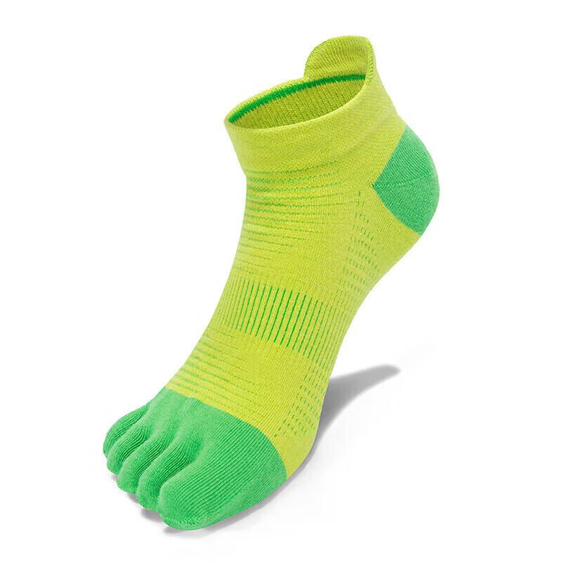 TFO DuPont Coolmax Outdoor Five-Toe Socks Quick-Dry Running Socks 2902501 Greenn M