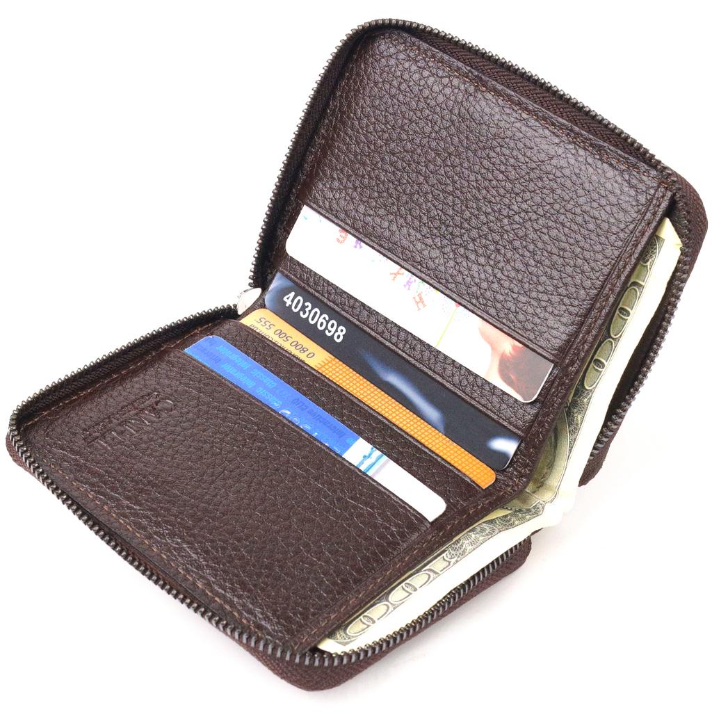 Интересное женское портмоне из натуральной фактурной кожи CANPELLINI Wallet 21493 Коричневое