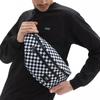 Vans Спортивная сумка Ward Nylon, Сумка-слинг, Поясная сумка, Сумка через плечо Обычная Унисекс Черный Белый VNOA2ZXXHUO