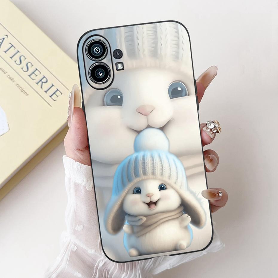 Модный Чехол-Картина Для Nothing Phone (1) Черный Мягкий Силиконовый Чехол Для Nothing Phone One Phone1 Чехлы Бамперы