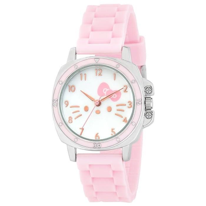 Часы Sun Flame J-Axis Sanrio Резиновые Яркое Лицо Часы Hello Kitty CR3C0008-KTP Женские Розовые Один Размер