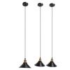 3Set E27 Industrial Ceiling Light Black Wrought Iron Ceiling Light Corridor Light for Outdoor