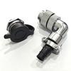 WF28 90° Male-Female Aviation Plug M28 Square Flange Waterproof IP67 Connector