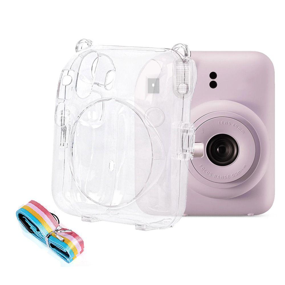 With Cute Sticker Travel Protective Shell for Fujifilm Instax Mini12 Camera Cover Protective Case