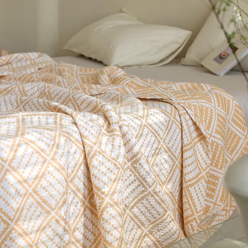 Jieliya 100% Хлопок 3-слойное Марлевое Одеяло-полотенце