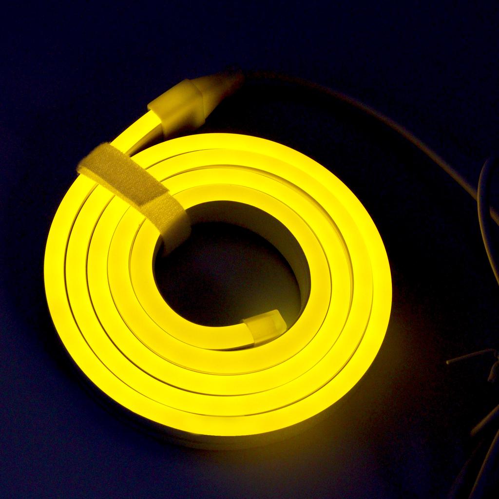 5M Neon Light Strip Touch Control Flexible Neon  USB Silicone Soft Light Waterproof Light Bar for Outdoor Holiday Party Lighting